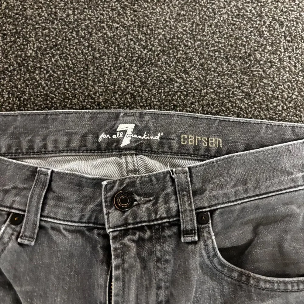 7-for-all-mankind Men's Grey Jeans